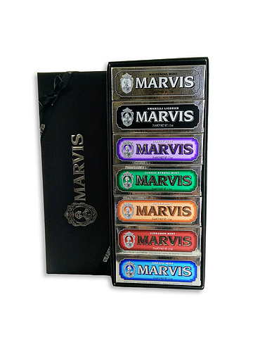 Marvis - Boite cadeau de 7 dentifrices