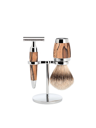  Muehle - Stylo - Set de rasage 3 pièces - Hêtre