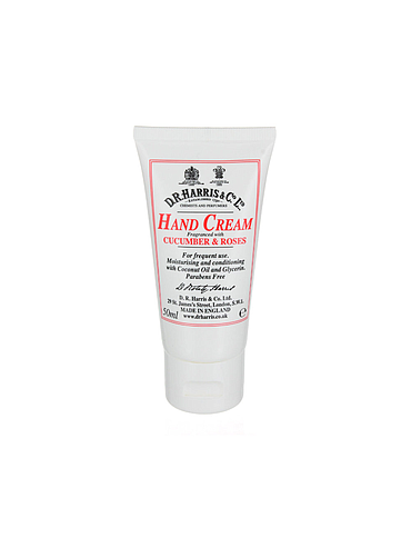 D.R. Harris - Crème pour les mains au concombre et aux roses - 50ml