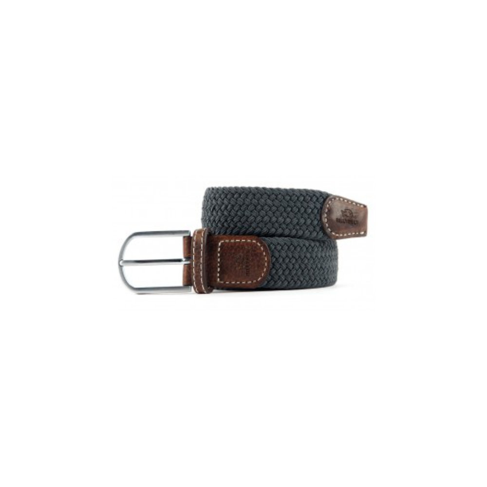 Billybelt - Ceinture tressée élastique - Gris Flanelle - Taille 2