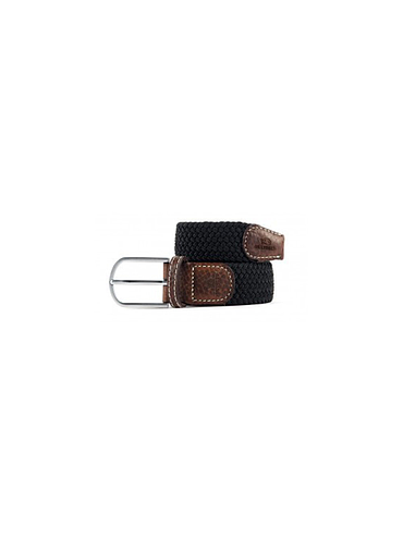 Billybelt - Ceinture tressée élastique - Noir réglisse - Taille 2