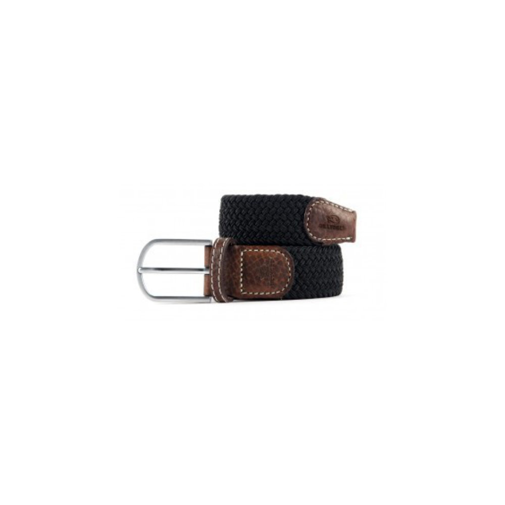 Billybelt - Ceinture tressée élastique - Noir réglisse - Taille 2