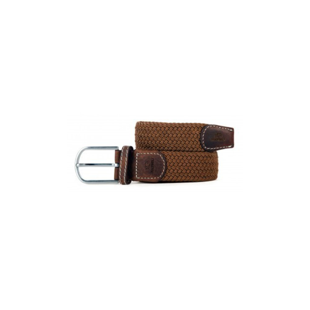 Billybelt - Ceinture tressée élastique - Marron Camel - Taille 2