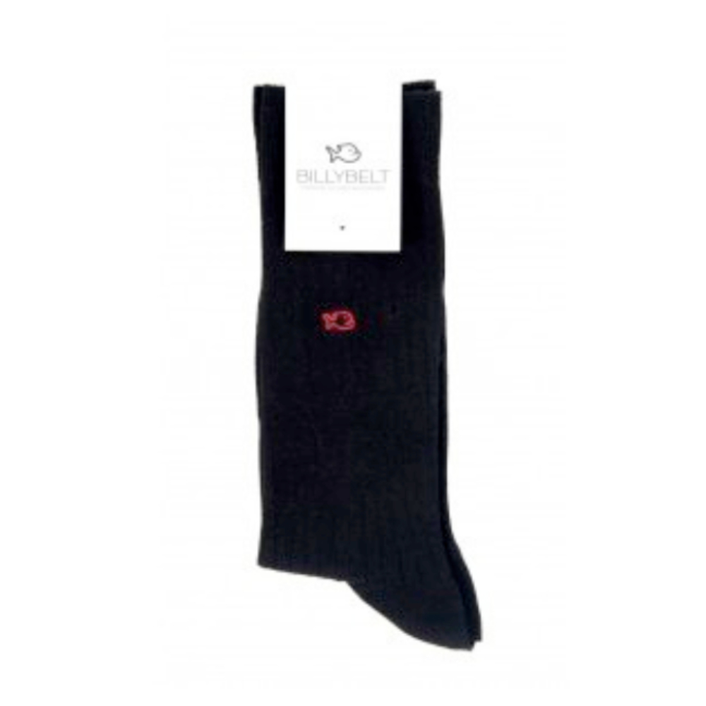 BillyBelt - Chaussettes fil d'Ecosse - Noir Réglisse