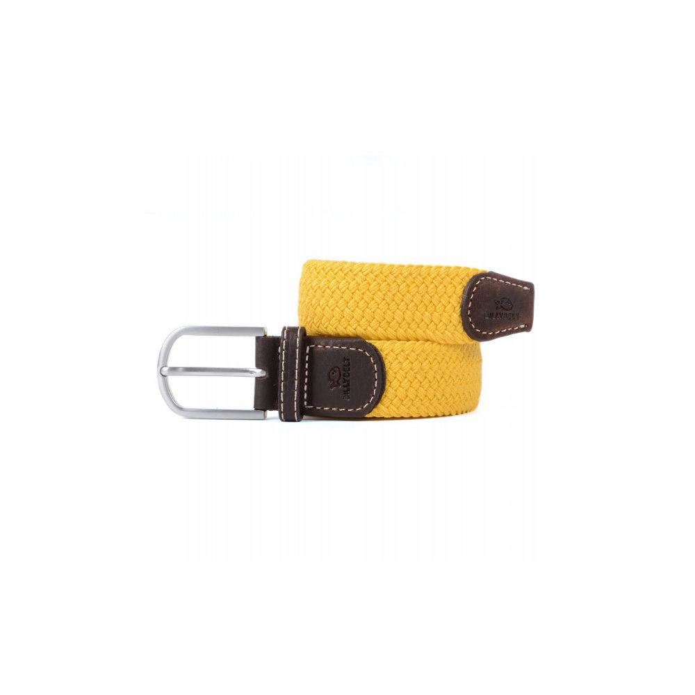 Billybelt - Ceinture tressée élastique - Jaune sable - Taille 1