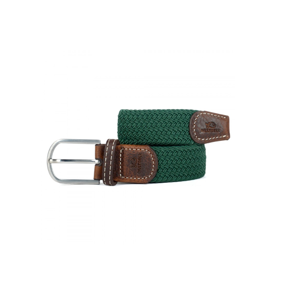 Billybelt - Ceinture tressée élastique - Vert Impérial - T1