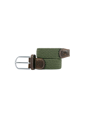 Billybelt - Ceinture tressée élastique - Vert Armé - Taille 2