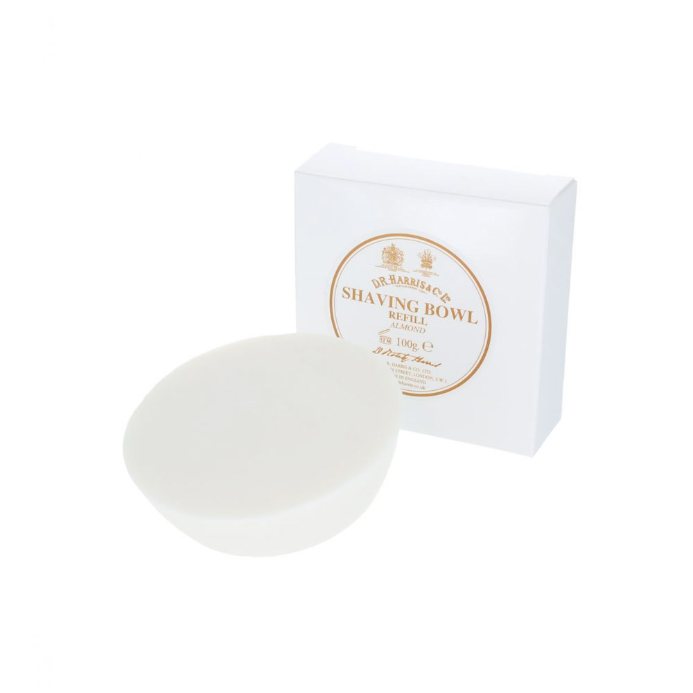 D.R. Harris - Amande - Savon de rasage - Recharge - 100g