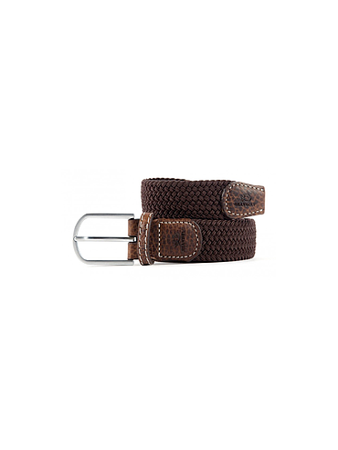 Billybelt - Ceinture tressée élastique - Marron feuille - Taille 0