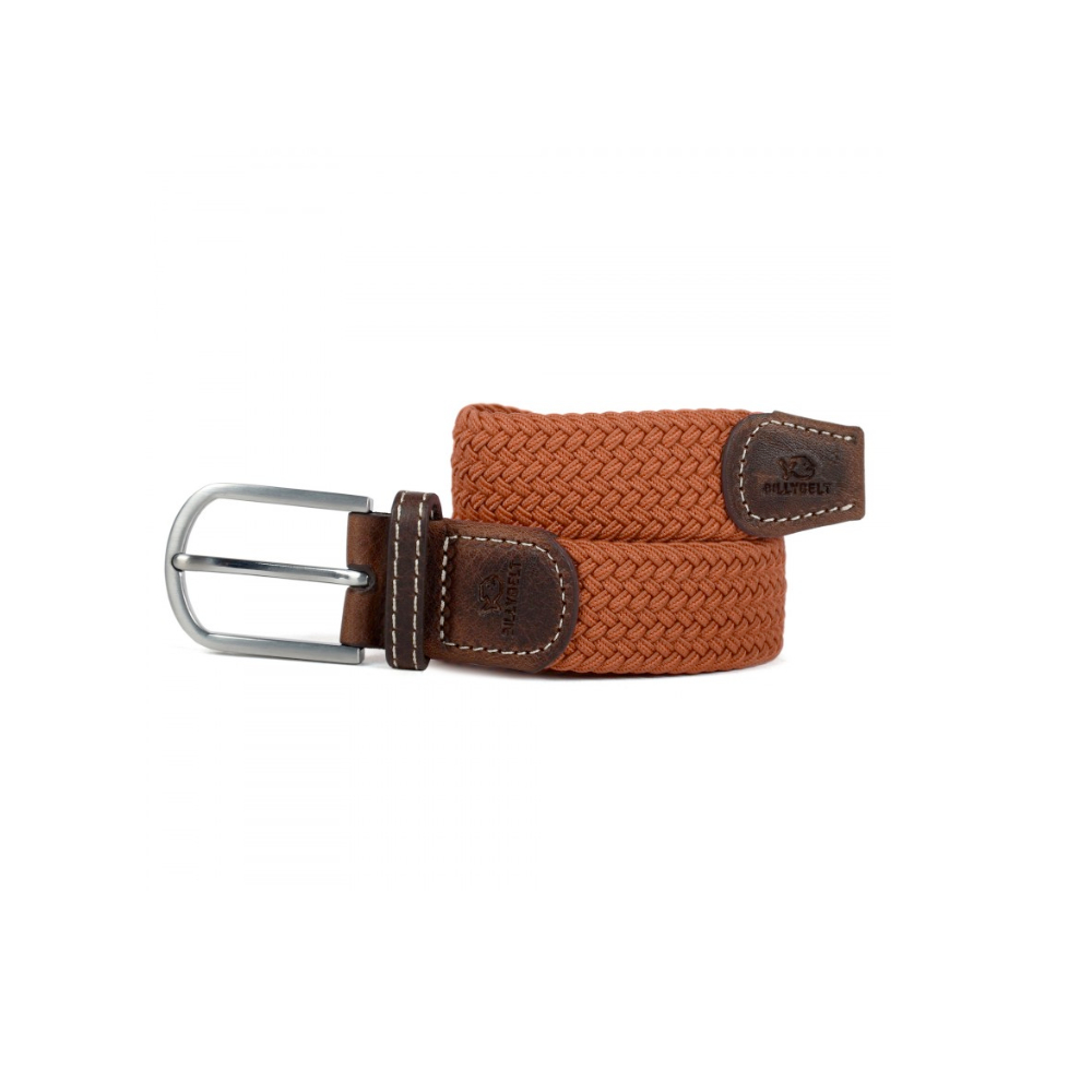 Billybelt - Ceinture tressée élastique - Terracotta - Taille 0