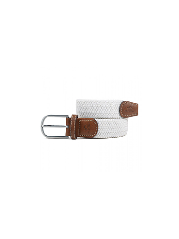 Billybelt - Ceinture tressée élastique - Blanc Coco - Taille 0