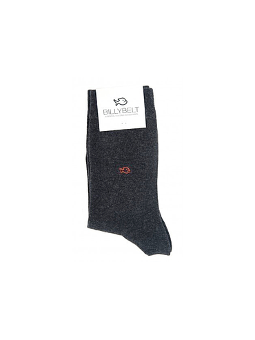 BillyBelt - Chaussettes Coton Unie - Gris Souris