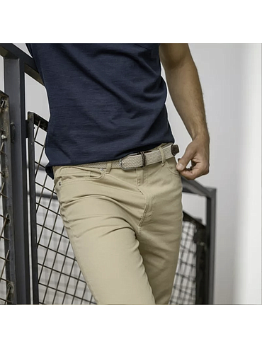 Billybelt - Ceinture tressée élastique - Naturel - Taille 1