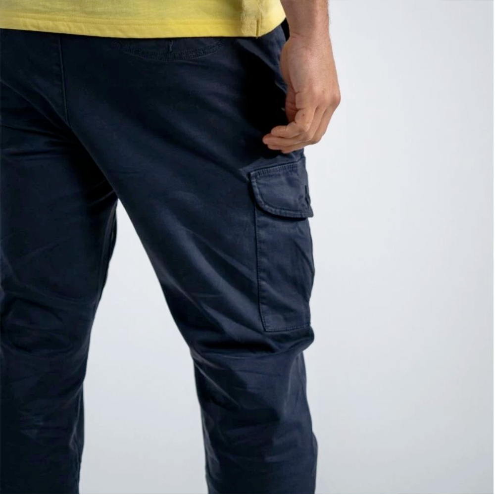 BillyBelt - Pantalon Cargo Bleu Marine - 44