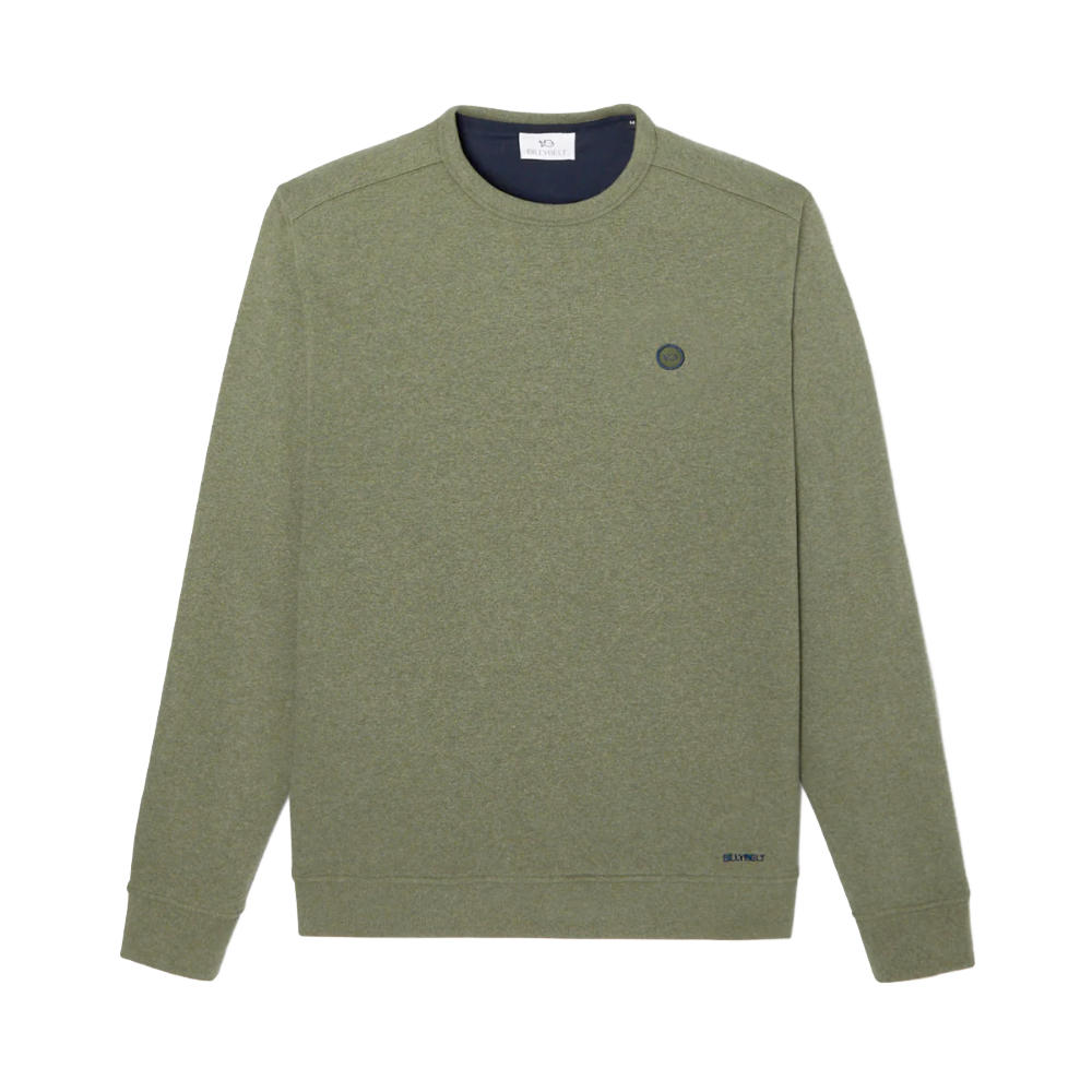 BillyBelt - Sweatshirt en coton biologique 400 gr - Kaki Chiné - L