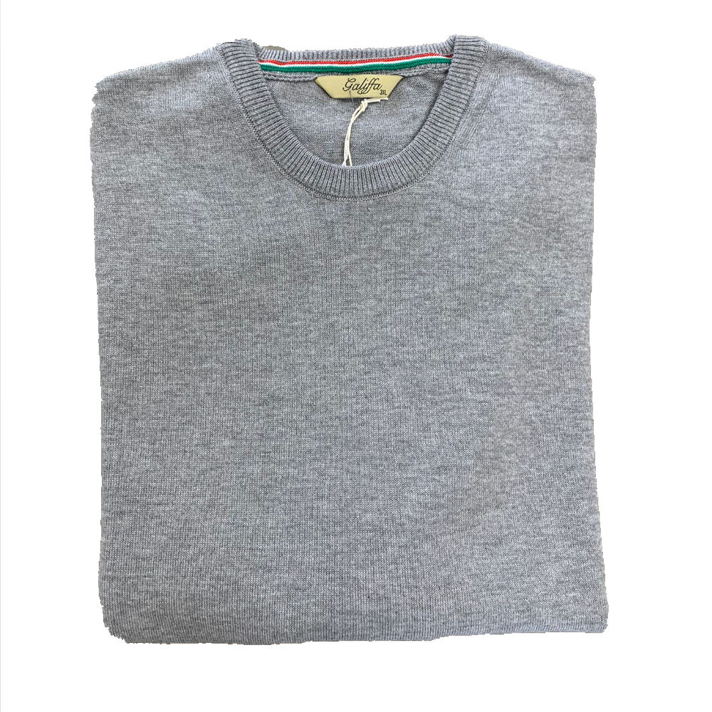 Galiffa - Pull Gris - Col rond - L