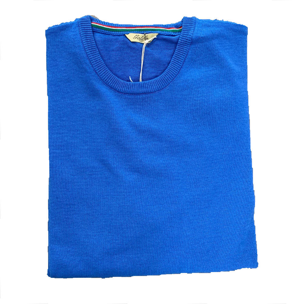 Galiffa - Pull Bleu - Col rond - 3XL