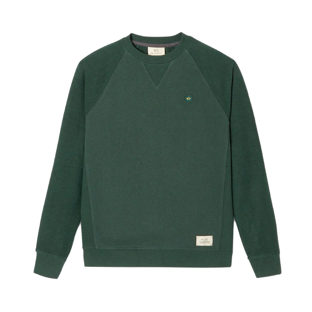 BillyBelt - Sweatshirt en coton biologique 400 gr - Vert Chiné - 2XL