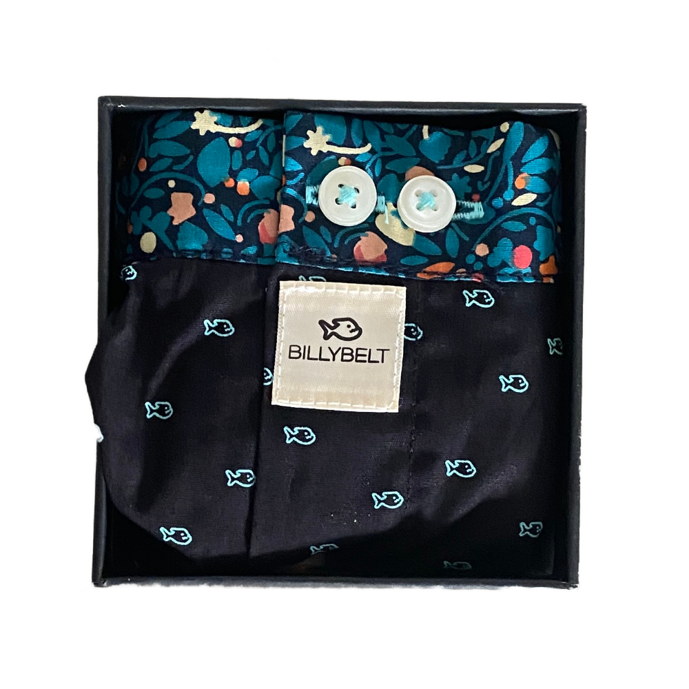 BillyBelt - Caleçon en coton bio - Billy Black - Taille M