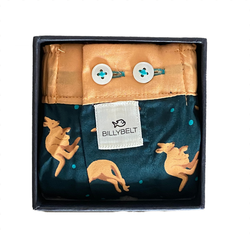 BillyBelt - Caleçon en coton bio - Australian - Taille M