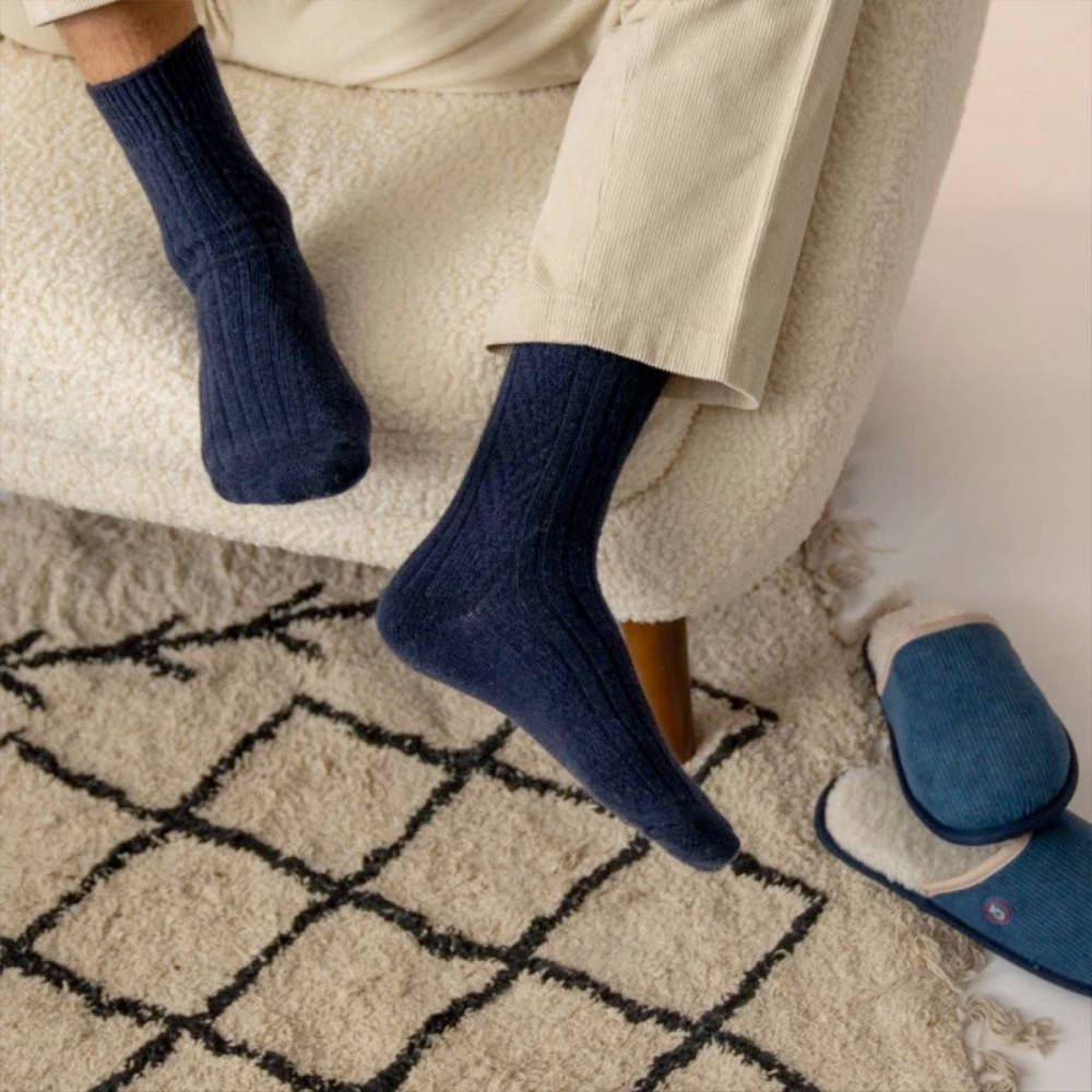 BillyBelt - Chaussettes en laine - Bleu Jeans