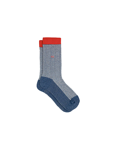BillyBelt - Chaussettes en coton peigné chevrons - Hella