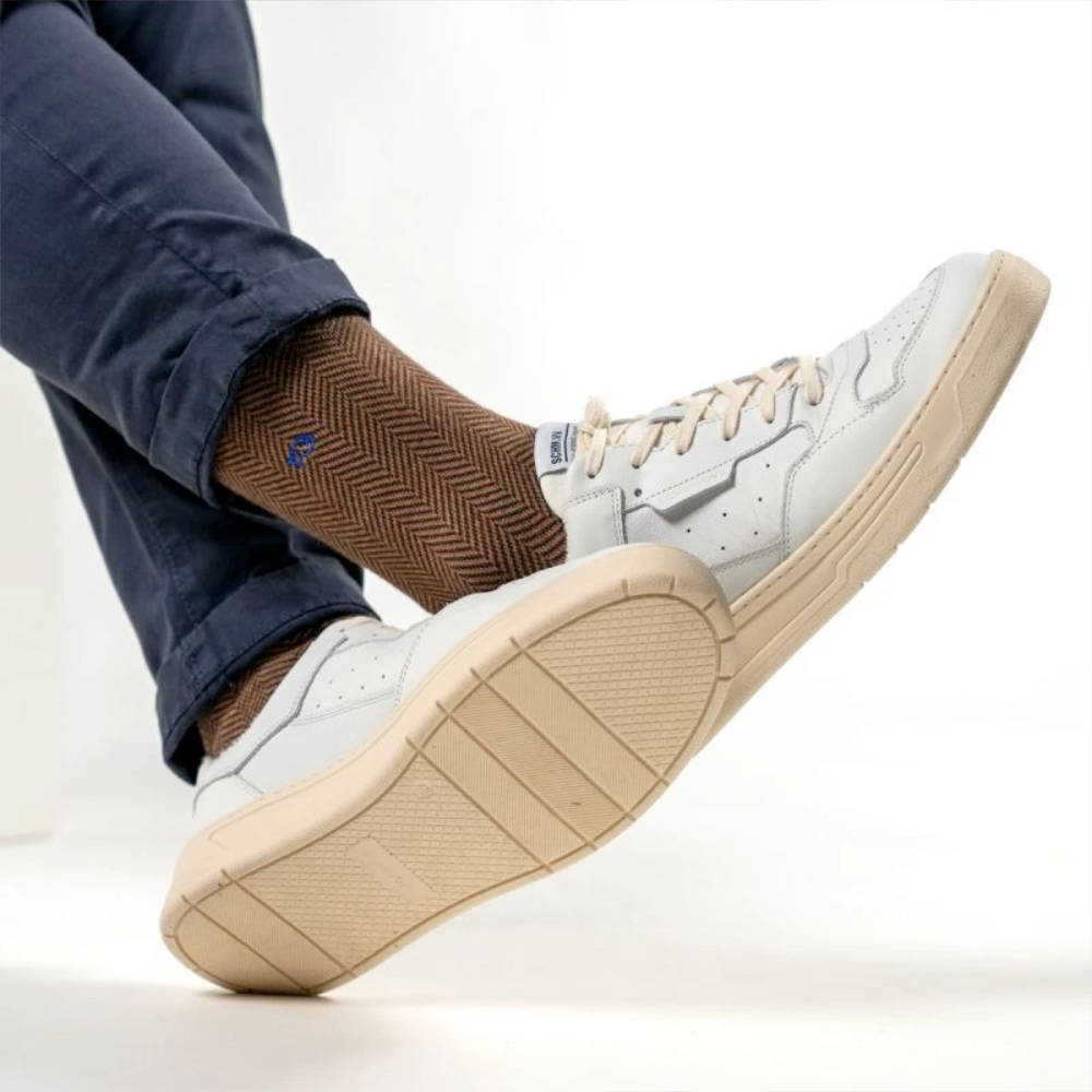 BillyBelt - Chaussettes rayées - Noisette