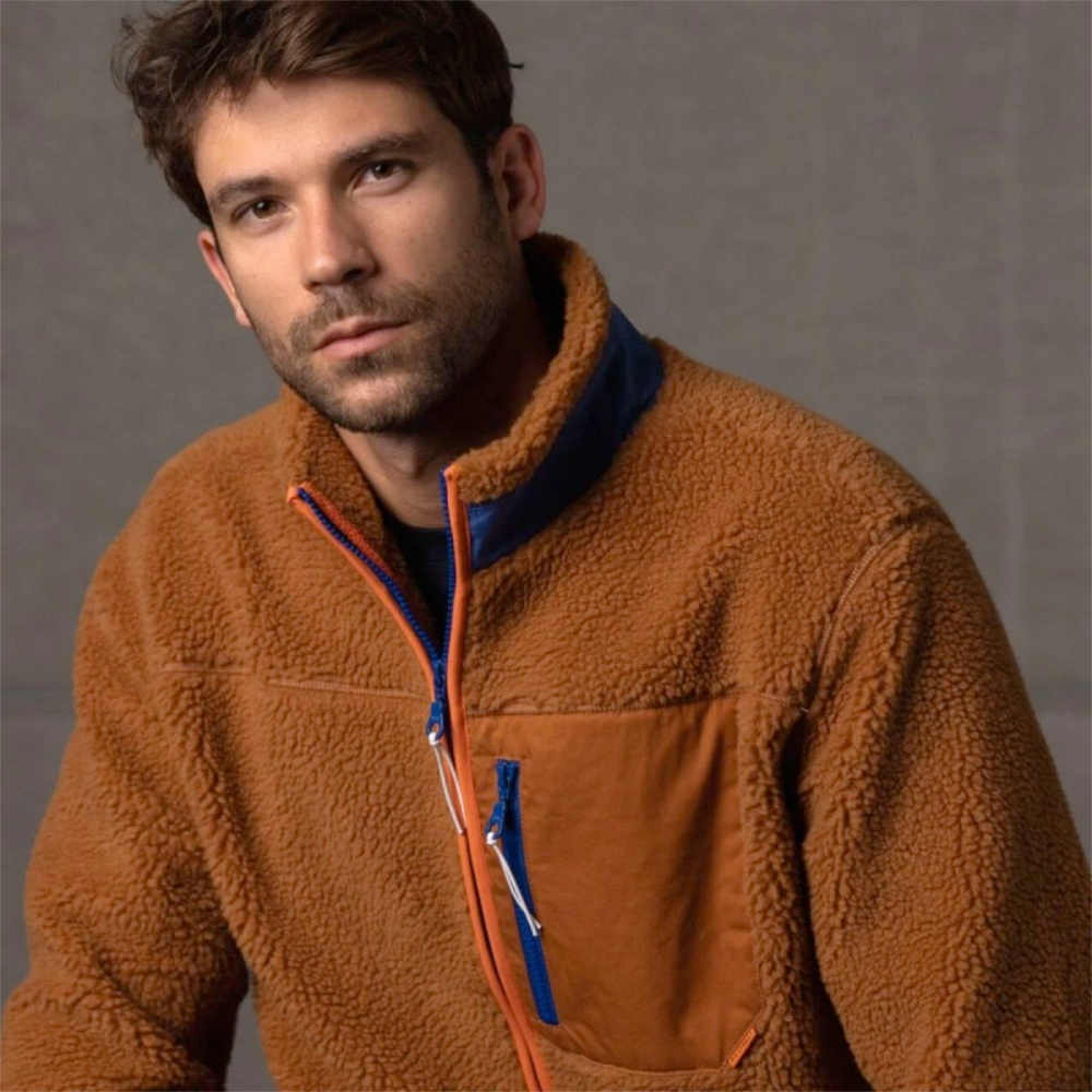 BillyBelt - Veste Sherpa - Camel - M