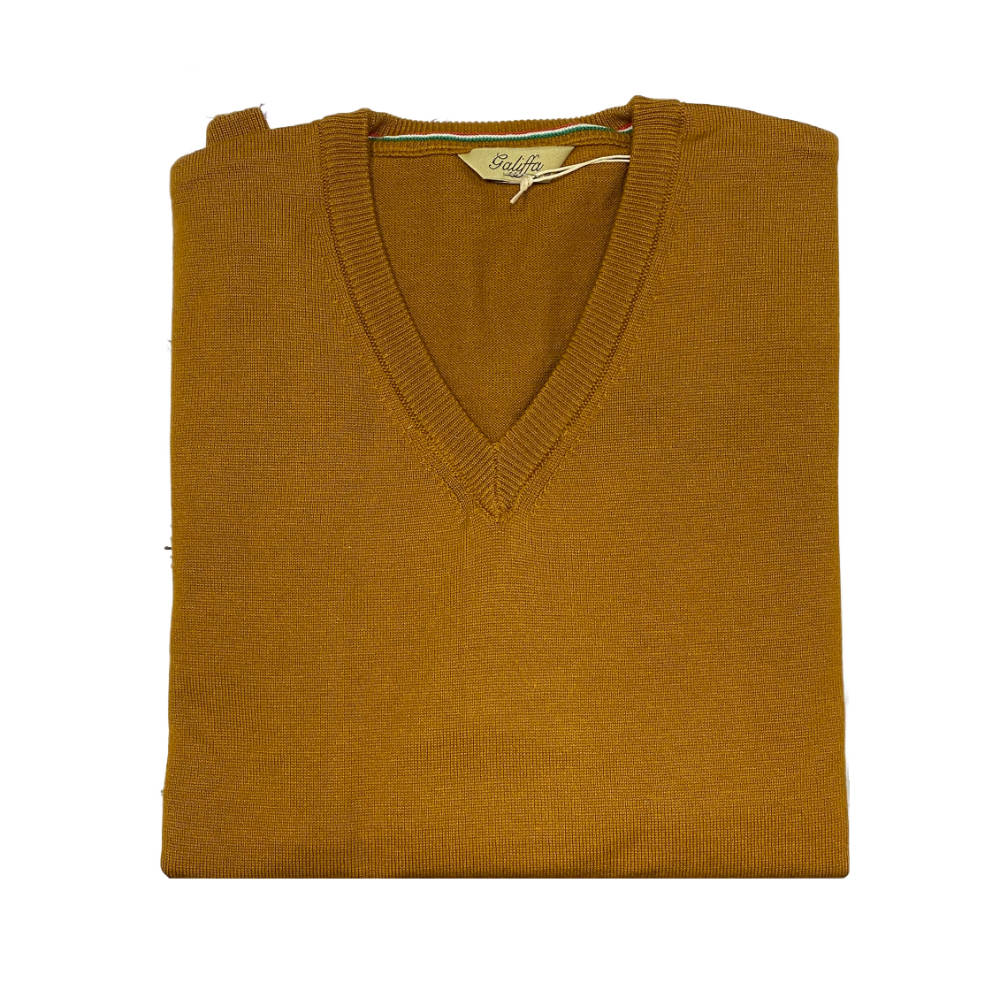 Galiffa - Pull Caramel - Col V - M