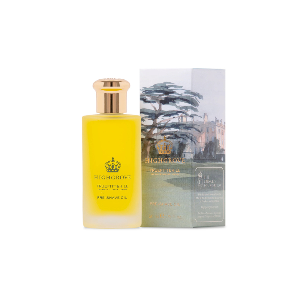Truefitt - Huile de pré rasage Highgrove - 60ml
