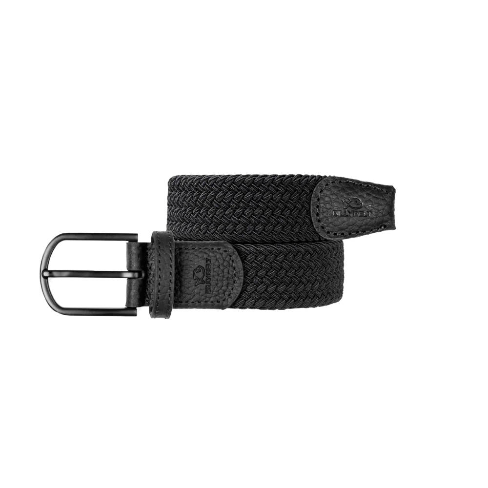 Billybelt - Ceinture tressée élastique - All black - Taille 2