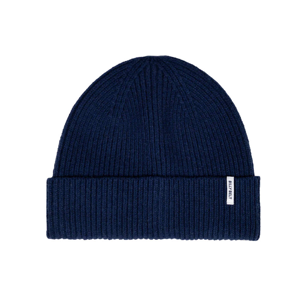 BillyBelt - Bonnet en laine d'agneau - Bleu profond