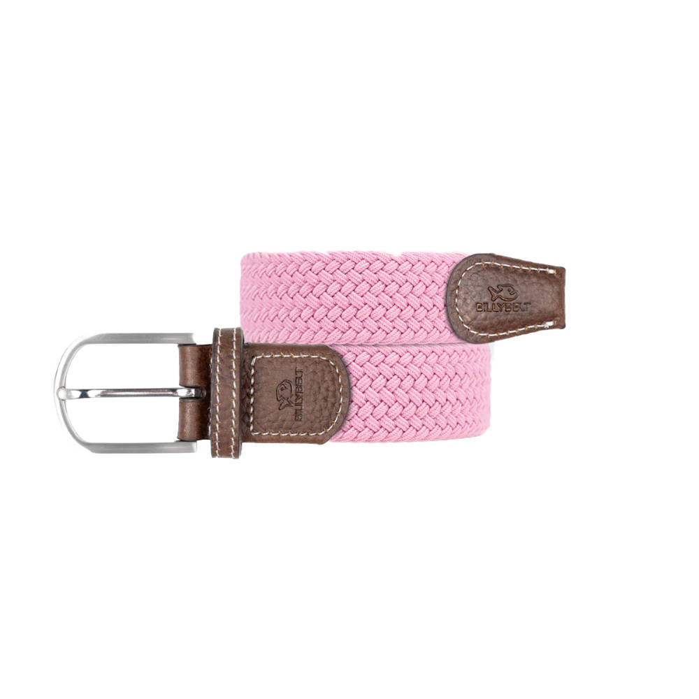 Billybelt - Ceinture tressée élastique - Misty Rose - Taille 2