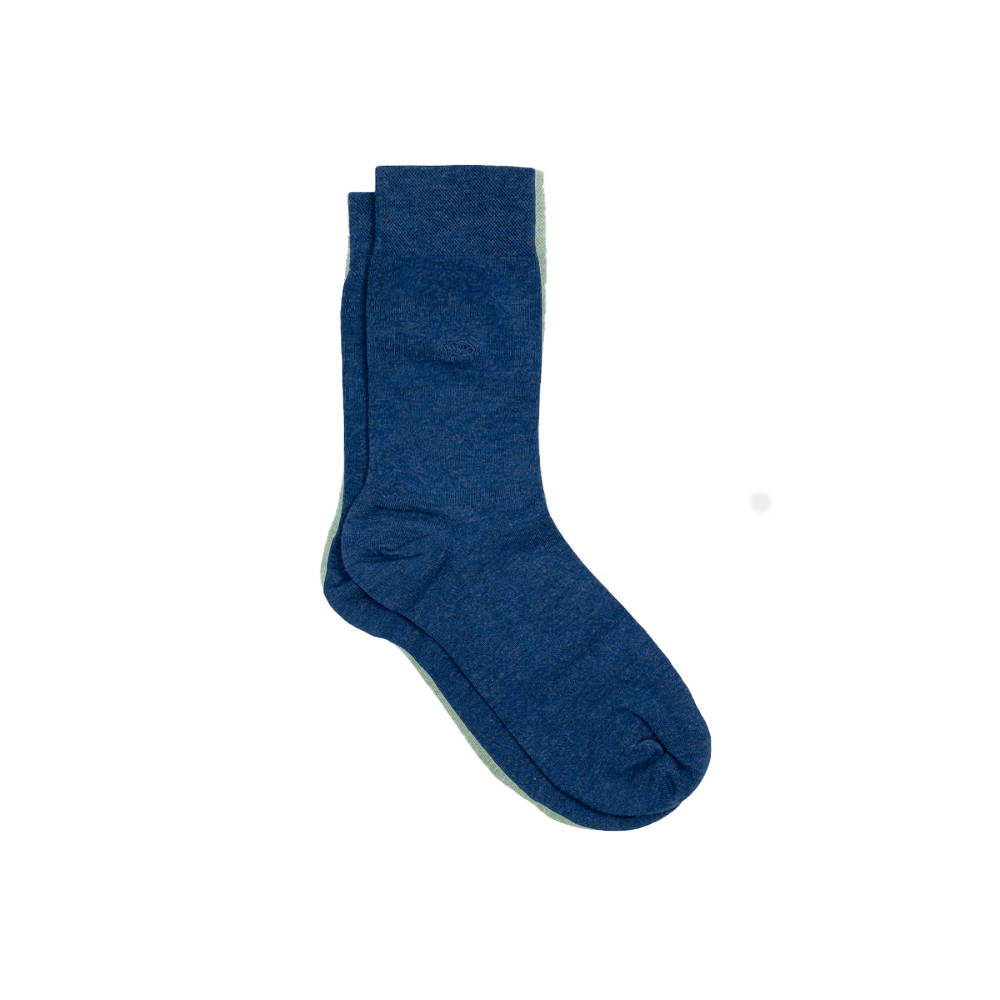 BillyBelt - Chaussettes bambou bleu chiné