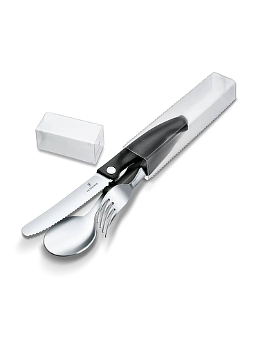 Victorinox - Set de couverts 3 pièces noir