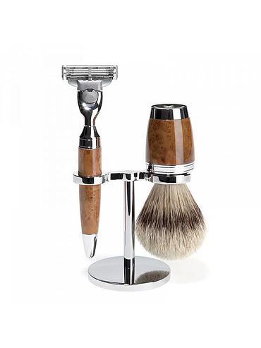 Muehle - Stylo -  Set de rasage 3 pièces - Thuya